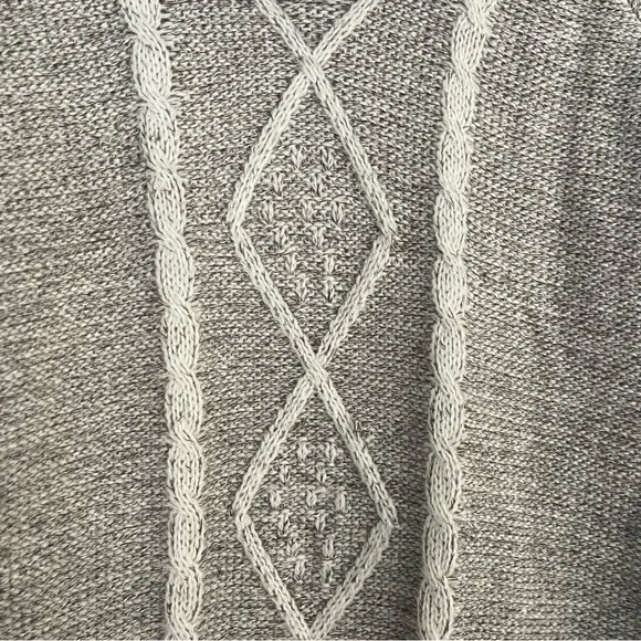 Maddison Boho Oversized Chunky Knit Turtleneck Sweater Cozychic Poncho - Picture 7 of 14